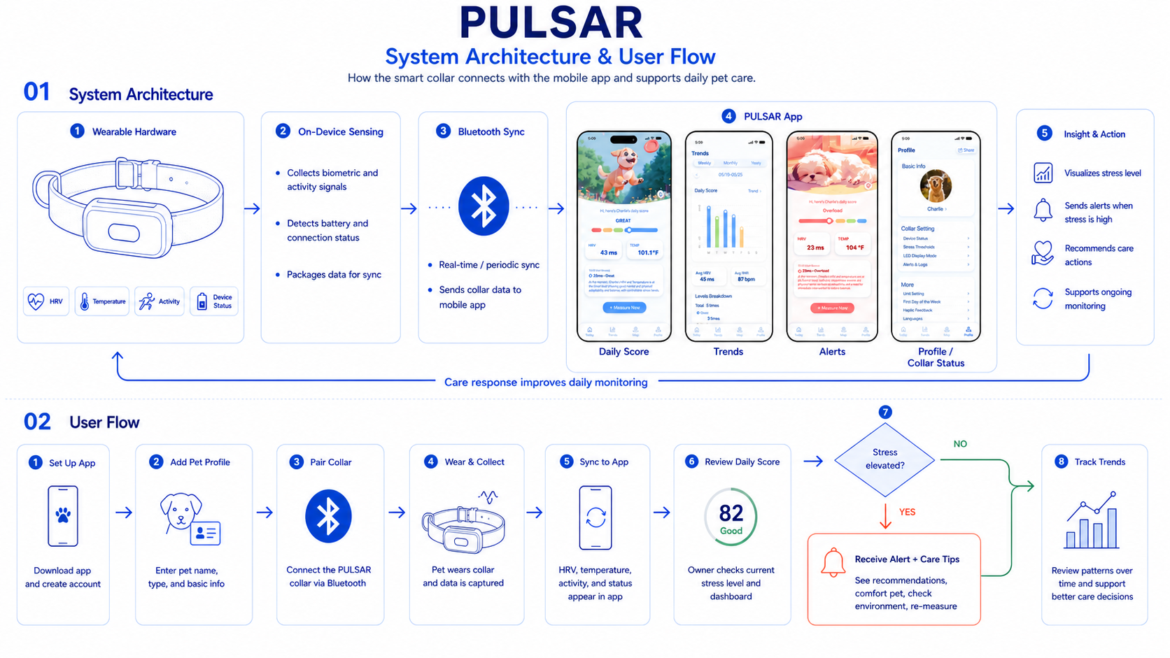 PULSAR User Flow