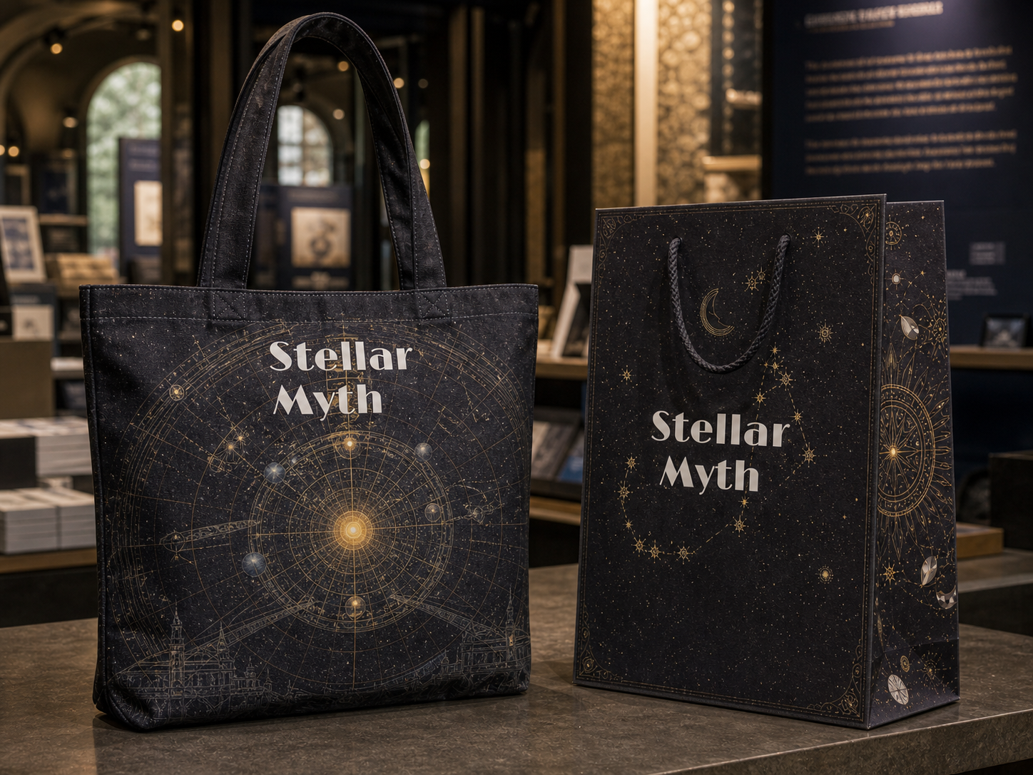 Stellar Myth Branded Bags