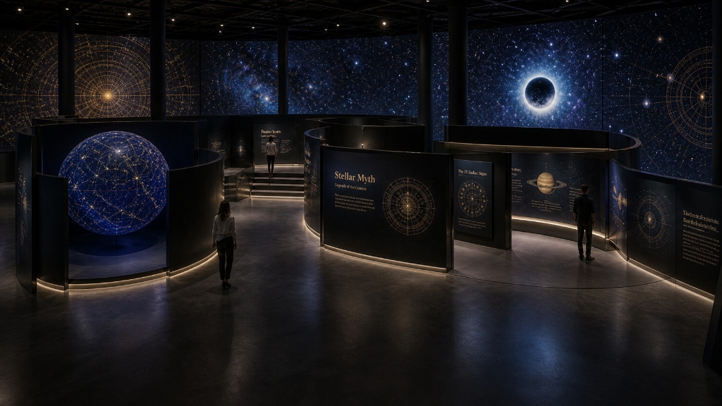 Stellar Myth Spatial Layout